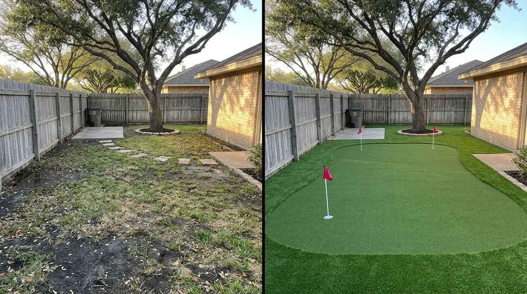 Result artificial grass installation in Corpus Christi - Corpus Christi Artificial Grass Installation